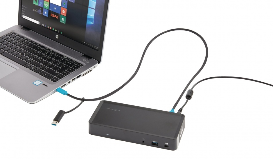 Imagine Docking station USB-C & USB 3.0 la HDMI/Displayport/Gigabit LAN/4 x USB 3.0, Kensington K38240EU