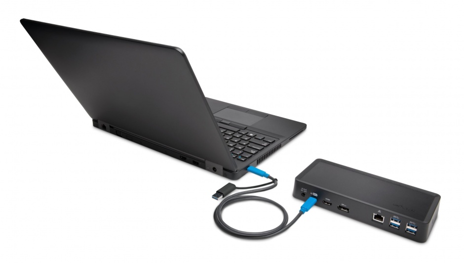 Imagine Docking station USB-C & USB 3.0 la HDMI/Displayport/Gigabit LAN/4 x USB 3.0, Kensington K38240EU
