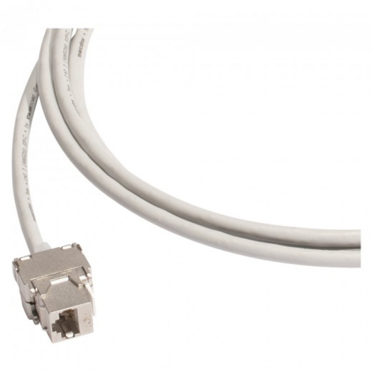 Imagine Cablu prelungitor Cat.6A SFTP cu cablu Cat.7 3m T-M Gri, K7F1-0300-GR