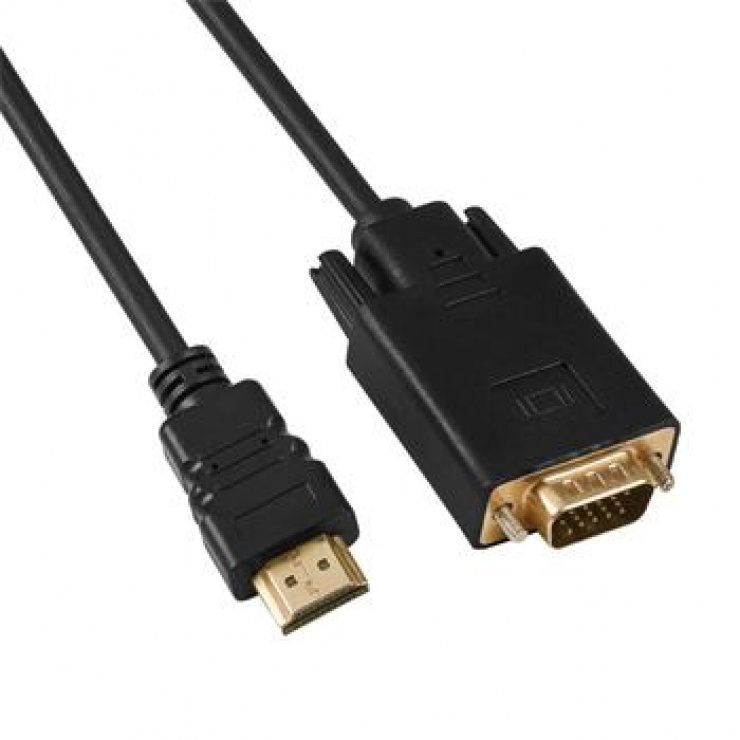 Imagine Cablu convertor HDMI la VGA T-T 2m, khcon-50