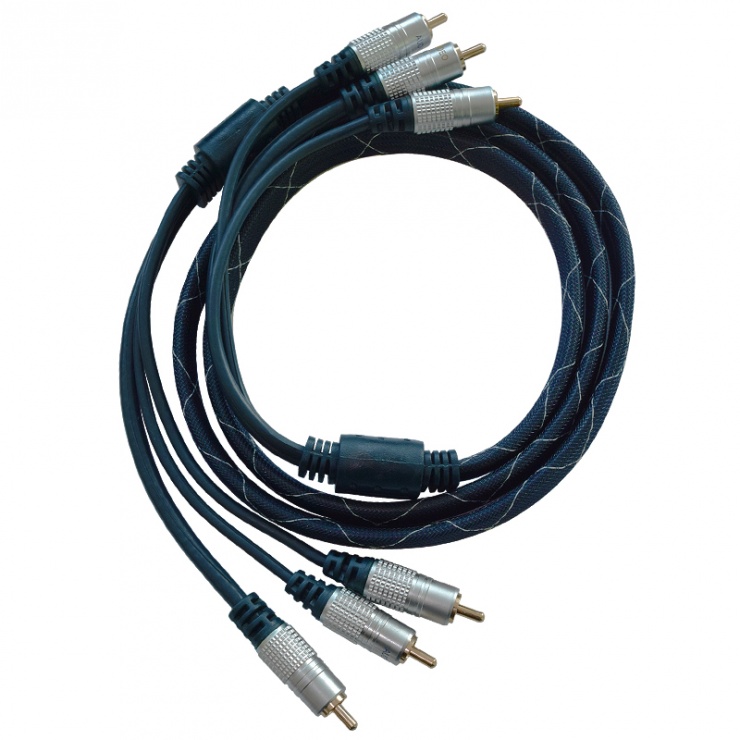 Imagine Cablu 3 x RCA la 3 x RCA T-% 1.5m, KPO3843-1.5