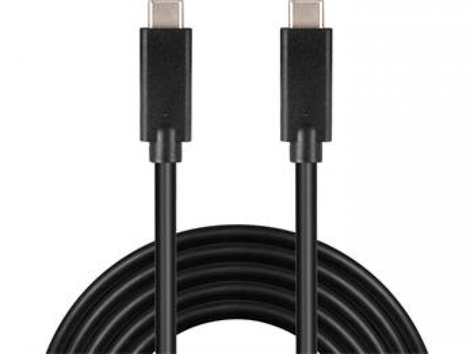 Imagine Cablu USB 3.2 Gen 2x2-C la USB-C 3A 20Gbit/s T-T 2m, ku31cg2bk