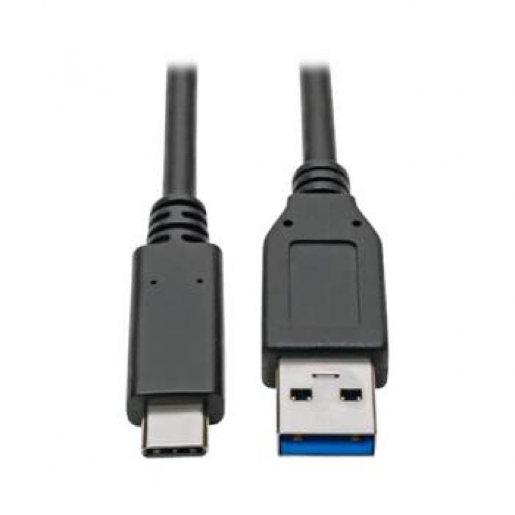 Imagine Cablu USB 3.2 Gen 2-C la USB-A T-T 1m Negru, ku31ck1bk