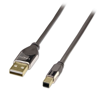 Imagine Cablu CROMO USB 2.0 A-B 0.5m, Lindy L41580