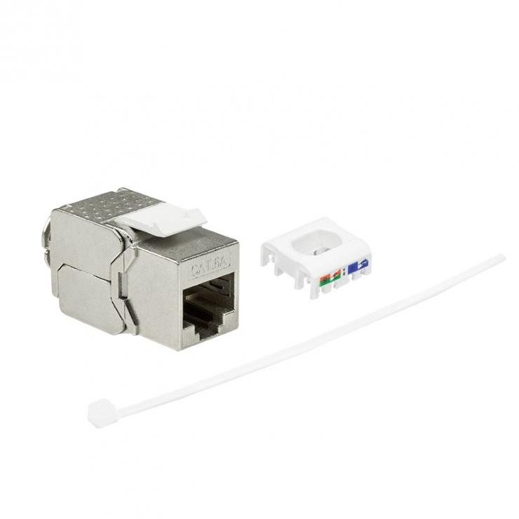 Imagine Modul Keystone RJ45 SFTP cat.6A pentru fir solid AWG22-26, Logilink NK4003