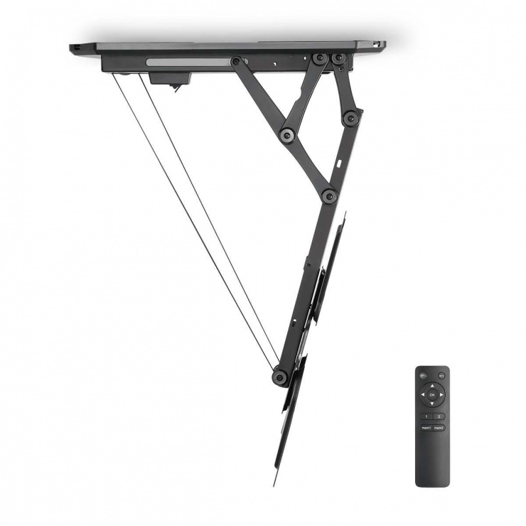 Imagine Suport TV 23 - 55" pentru tavan cu telecomanda, Nedis TVCM5830BK