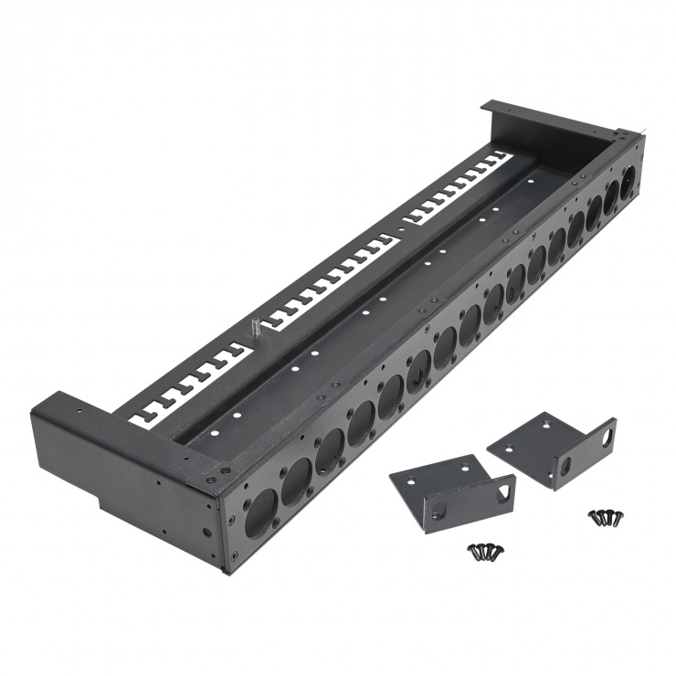 Imagine Patch panel 19" cu 16 x porturi D-type, SYSPAN-D