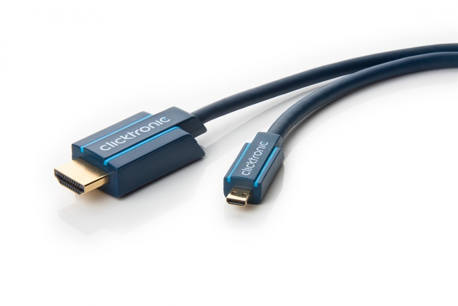 Imagine Cablu HDMI la micro HDMI-D T-T 3m, Clicktronic CLICK70329