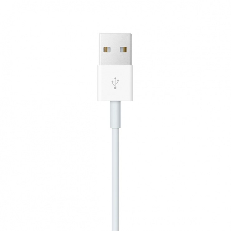 Imagine Cablu de incarcare USB-A pentru Apple Watch 1m Alb, Apple MX2E2ZM/A