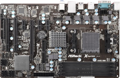 Imagine Placa de baza socket AM3+, ATX, ASRock 980DE3/U3S3