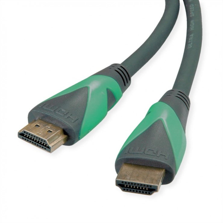 Imagine Cablu ATC Ultra HDMI 8K60Hz T-T 3m Green, Roline 11.44.6012