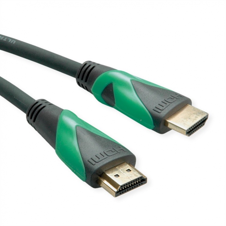 Imagine Cablu ATC Ultra HDMI (certificat) 8K60Hz T-T 2m Green, Roline 11.44.6011