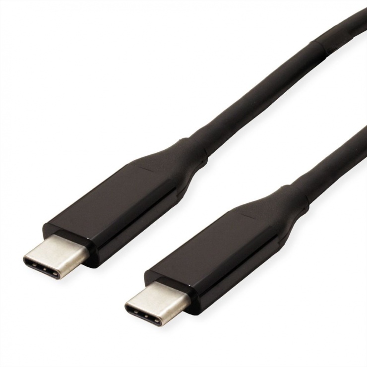 Imagine Cablu USB 4-C Gen 3 PD (Power Delivery) 20V5A Emark T-T 0.5m Negru, Value 11.99.9080