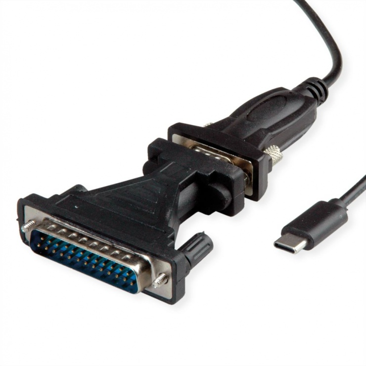 Imagine Adaptor USB type C la Serial RS232 1.8m, Value 12.99.1162