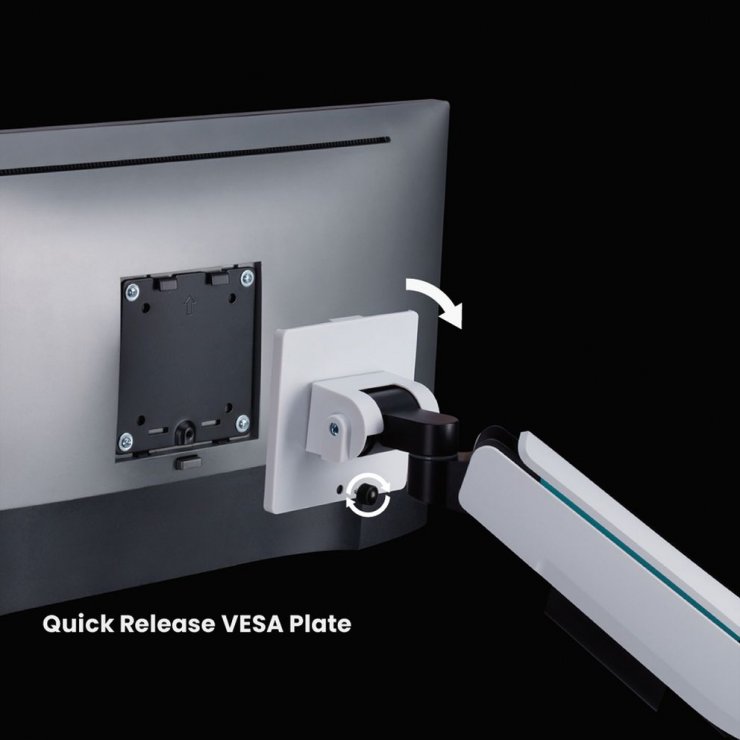 Imagine Suport masa pentru 2 monitoare 17"-35" max.20kg, Roline 17.03.1109