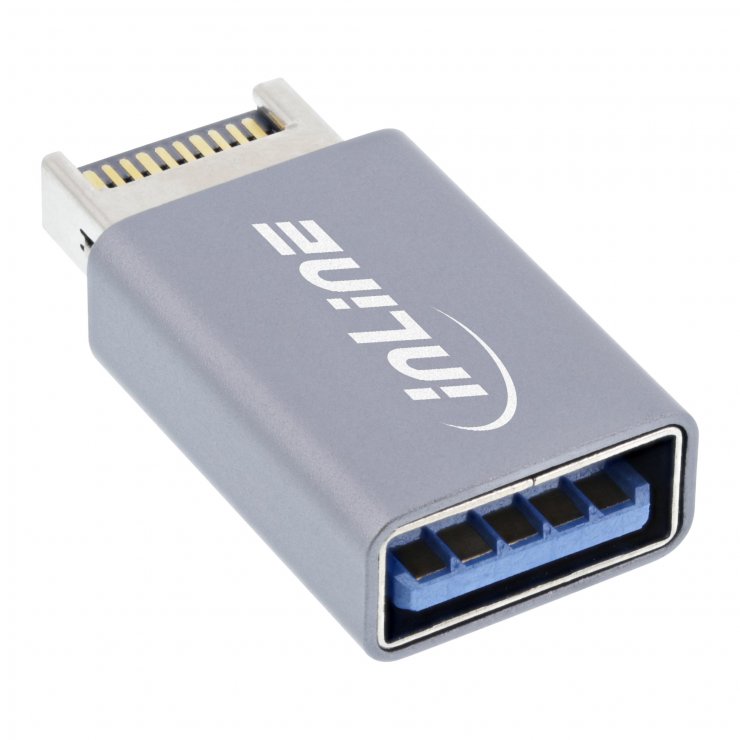 Imagine Adaptor pin header USB 3.2 la USB-A T-M, InLine IL33446O