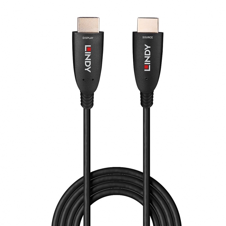 Imagine Cablu fibra optica AOC HDMI 8K60Hz/4K120Hz HDR10+ T-T 15m, Lindy L38511