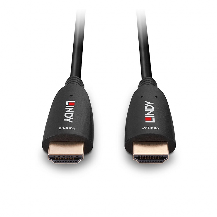 Imagine Cablu fibra optica AOC HDMI 8K60Hz/4K120Hz HDR10+ T-T 40m, Lindy L38514