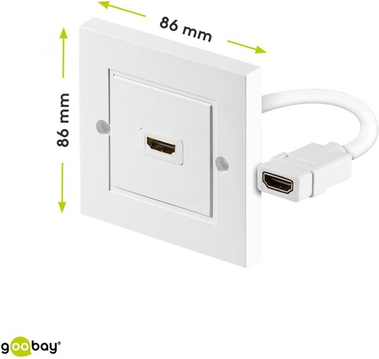 Imagine Priza perete cu un port HDMI, kphdmz01