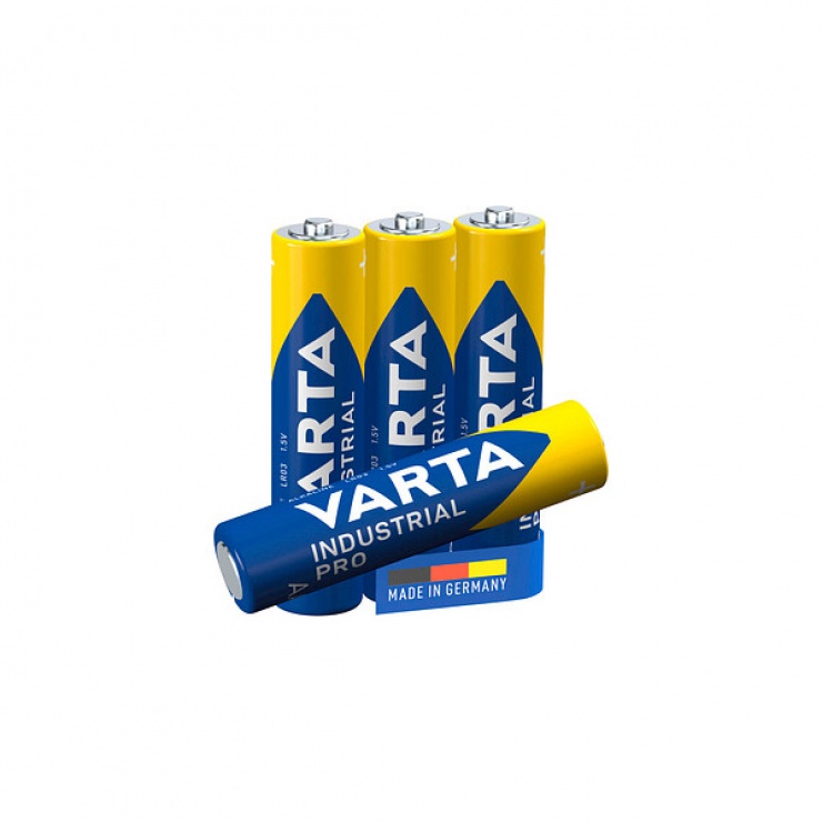Imagine Set 4 buc baterie alcalina VARTA Industrial AAA/LR3