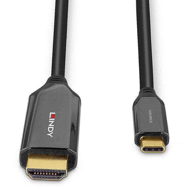 Imagine Cablu USB Type C la HDMI 8K60Hz/4K120Hz T-T 1m, Lindy L43367