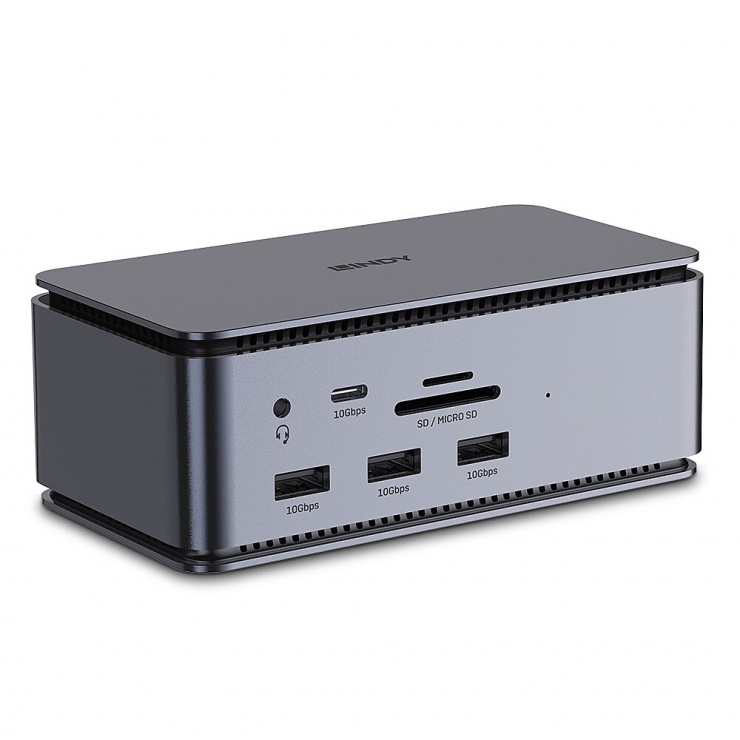 Imagine Docking station USB Type C la DisplayPort/HDMI/6xUSB-A, Lindy L43372