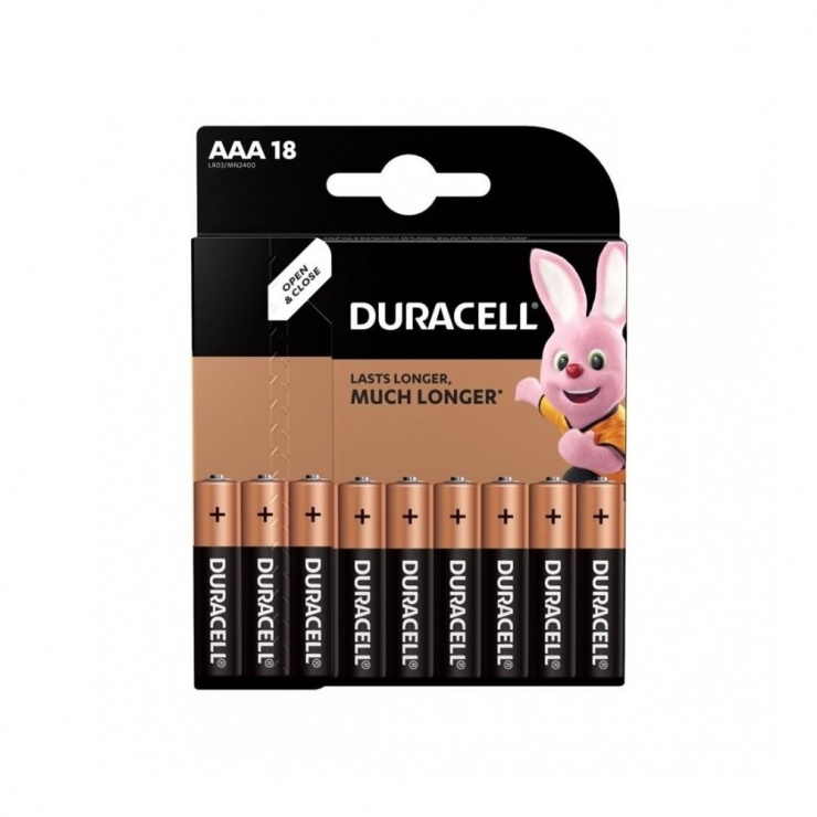Imagine Set 18 buc baterie alcalina AAA/LR3, Duracell