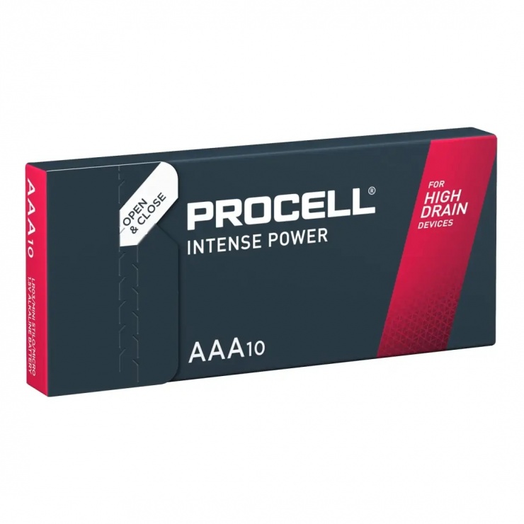 Imagine Set 10 buc baterie alcalina AAA/LR3, Procell Intense Power