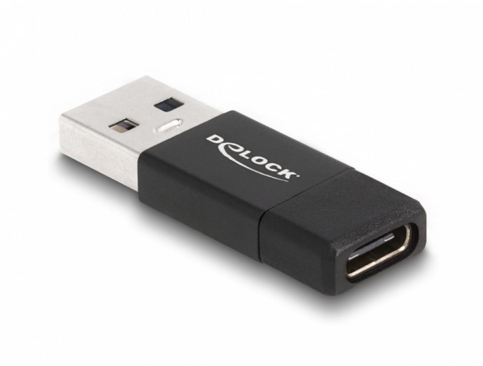 Imagine Adaptor USB 3.2 Gen2 type C la USB-A M-T, Delock 60001