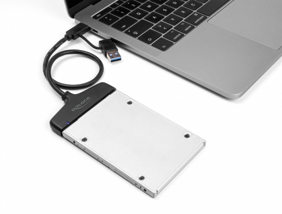 Imagine Adaptor USB type C/USB-A la HDD/SSD SATA 2.5", Delock 61042