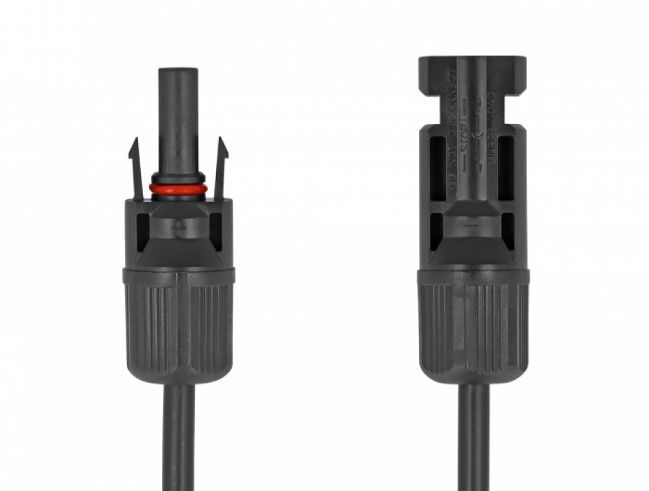 Imagine Cablu prelungitor MC4 pentru panouri fotovoltaice T-m 1m, Delock 88228