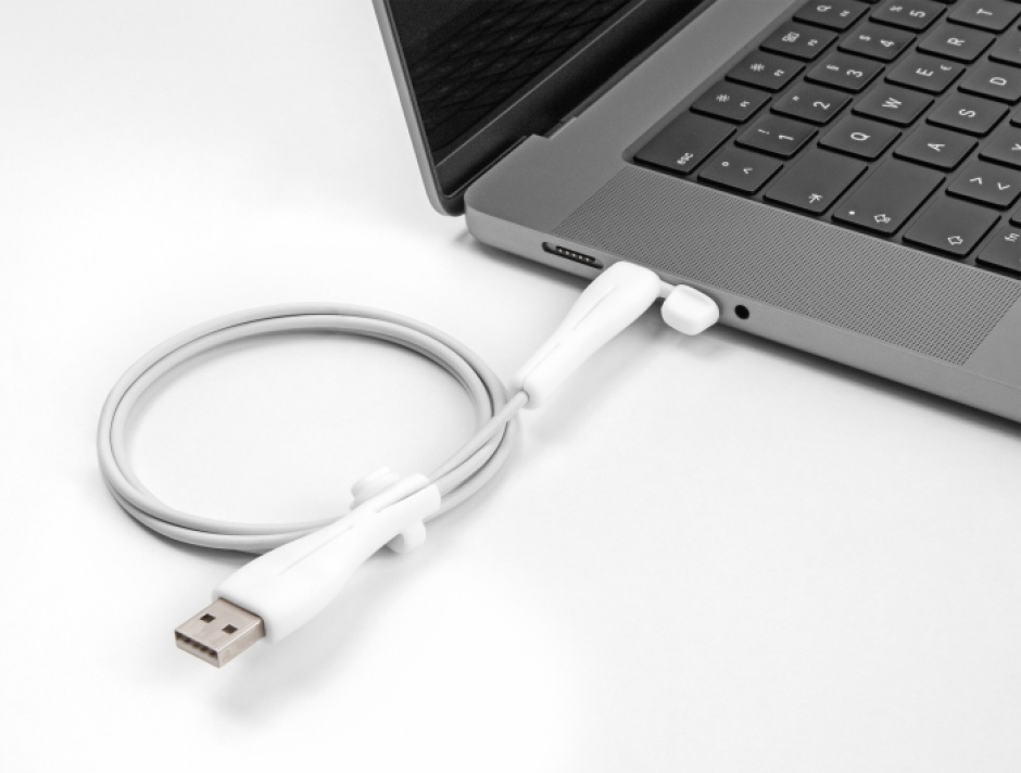Imagine Set 2 buc protectie impotriva prafului pentru USB-A/USB type C Alb, Delock 64206