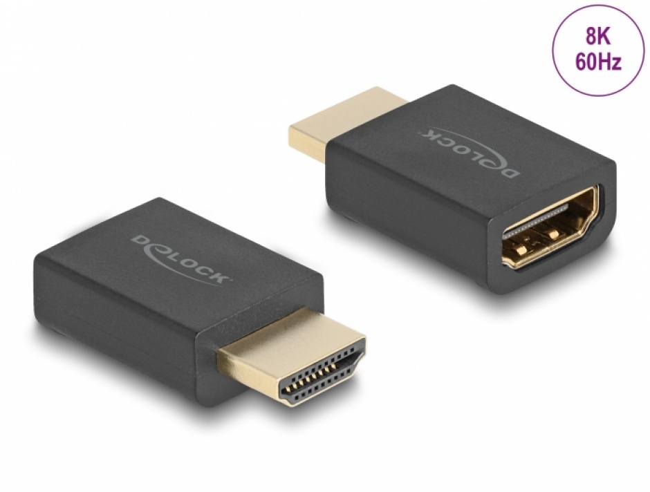 Imagine Adaptor HDMI  8K60Hz T-M, Delock 66460