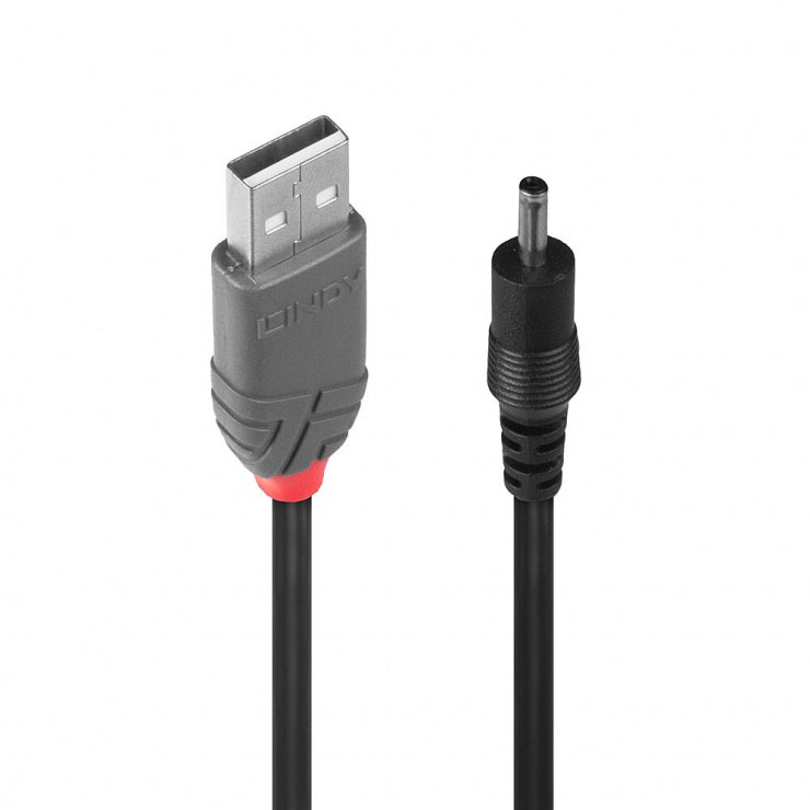 Imagine Cablu de alimentare USB la DC 3.5mm x 1.35mm 1.5m, Lindy L70266