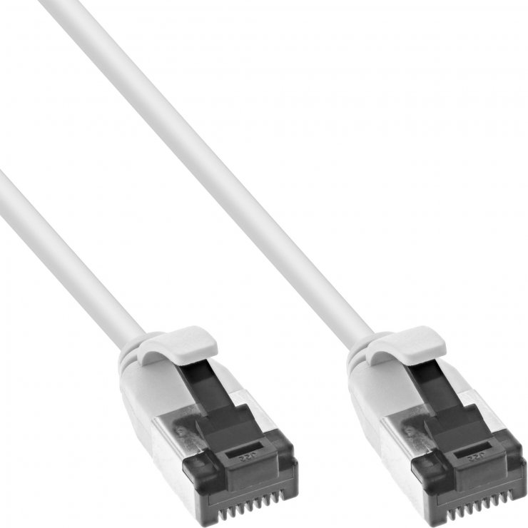 Imagine Cablu de retea RJ45 FTP Cat8.1 LSOH 2m Alb, InLine IL75302W