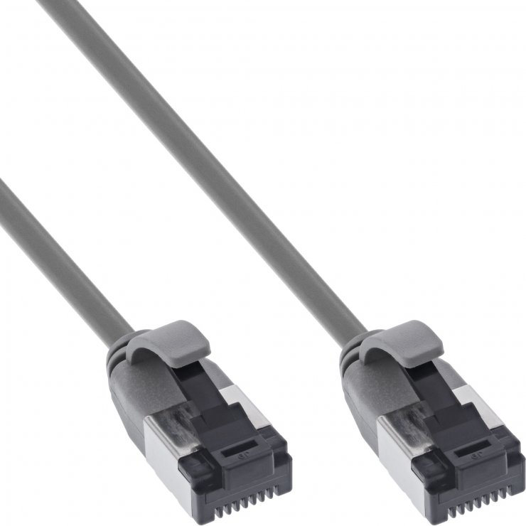 Imagine Cablu de retea RJ45 FTP Cat8.1 LSOH 2m Gri, InLine IL75302