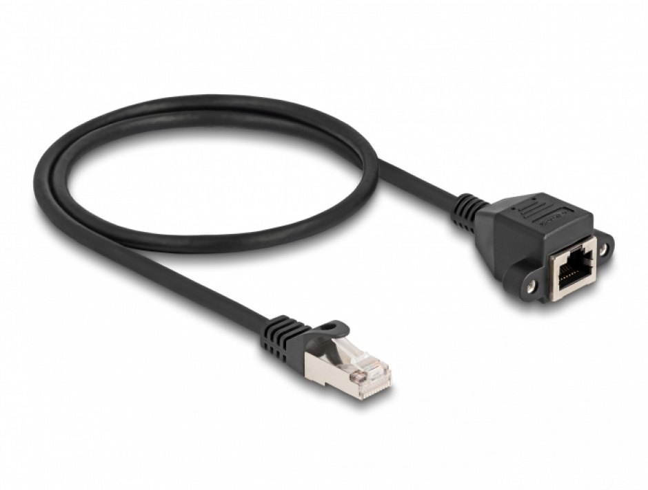 Imagine Cablu prelungitor SFTP RJ50 T-M 0.5m, Delock 80192
