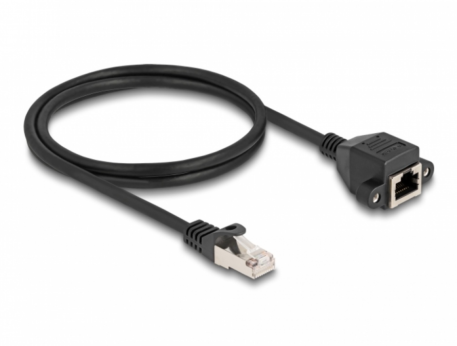 Imagine Cablu prelungitor SFTP RJ50 T-M 1m, Delock 80193