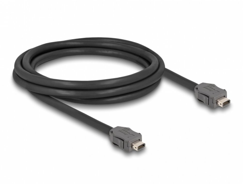 Imagine Cablu ix Industrial (A-coded) pentru Industry 4.0/IoT Cat.7 T-T 2m, Delock 82016
