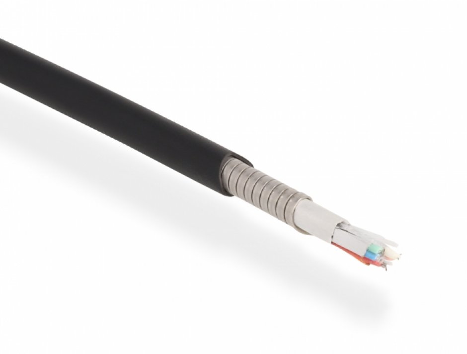 Imagine Cablu activ optic HDMI 8K60Hz cu protectie metalica T-T 10m, Delock 86029