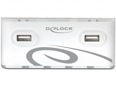 Imagine HUB USB 2.0 10 porturi, alimentare, Delock 87468