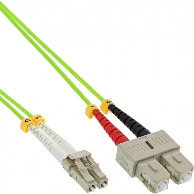 Imagine Cablu fibra optica LC-SC Duplex OM5 20m, InLine IL88639Q