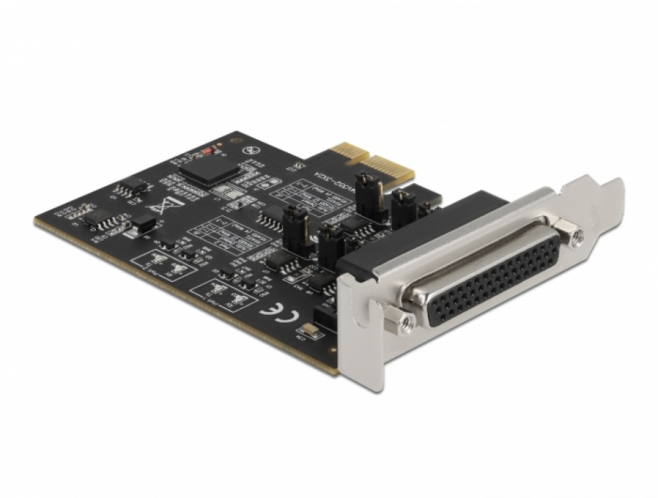 Imagine PCI Express Card la 2 x Serial RS-422/485 cu 15kV ESD protection, Delock 90048