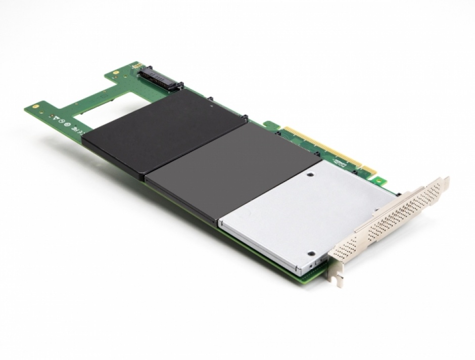 Imagine PCI Express la 4 x U.2 NVMe SFF-8639 interne - Bifurcation, Delock 90092