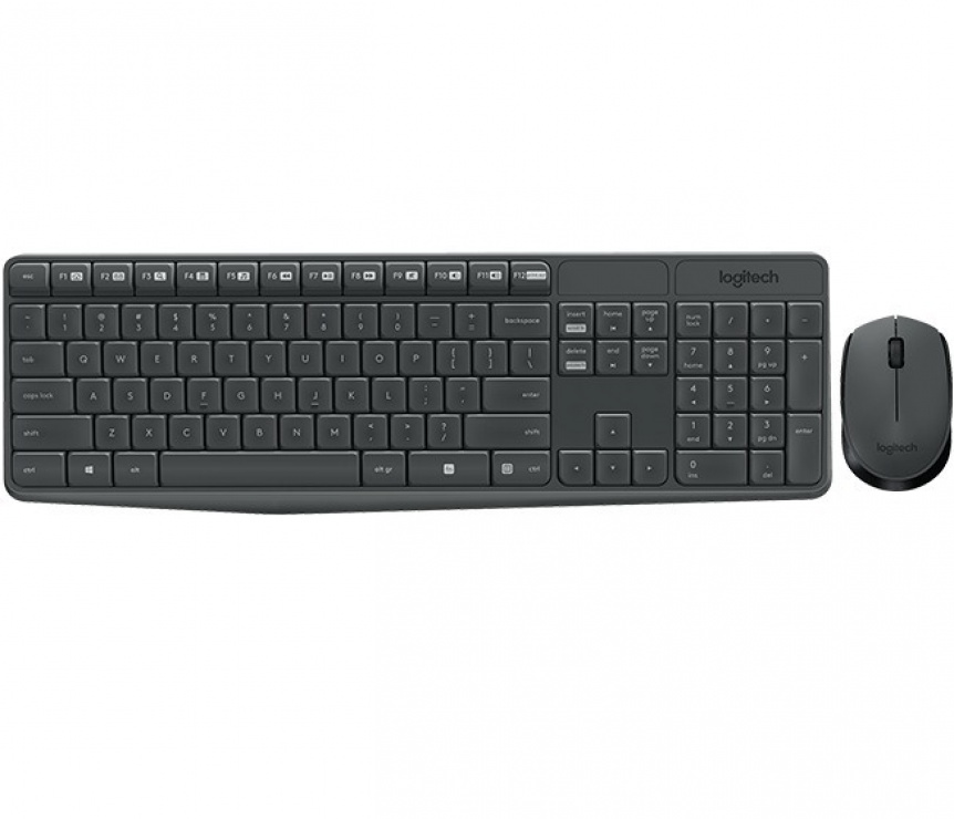 Imagine Kit tastatura + mouse wireless MK235, Logitech