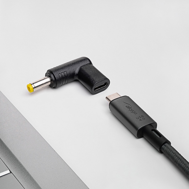 Imagine Adaptor alimentare USB type C la DC 4.8 x 1.7mm M-T 18.5V-20V/100W, AK-ND-C03