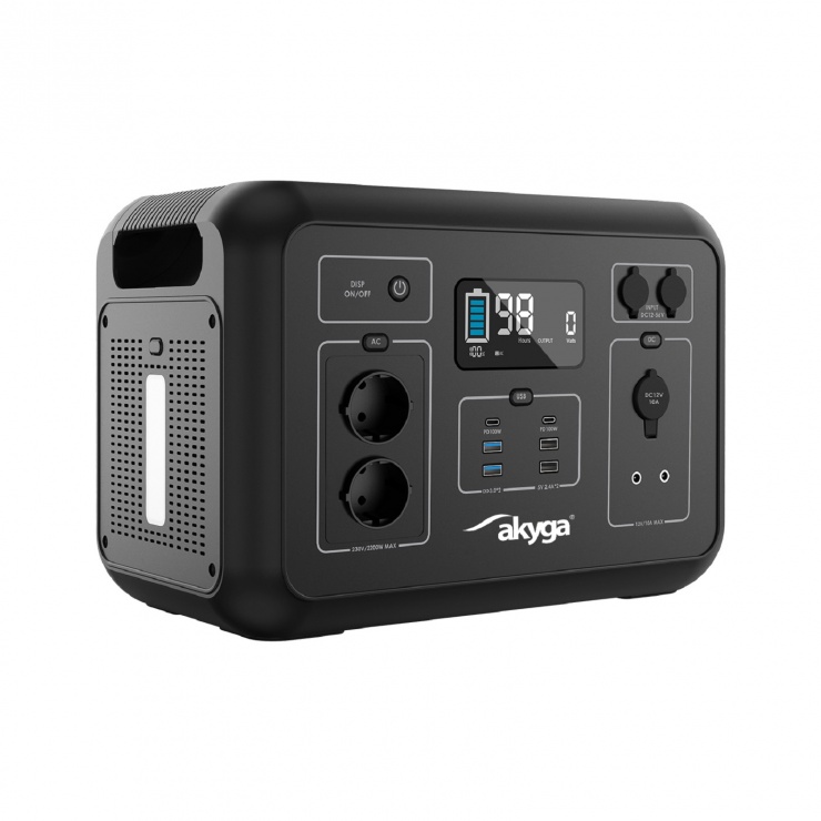 Imagine Power Station portabil 2 x Schuko/2 x USB-C PD 100W/ 2 x USB-A QC 3.0 2200W/2131Wh, AK-PS-03