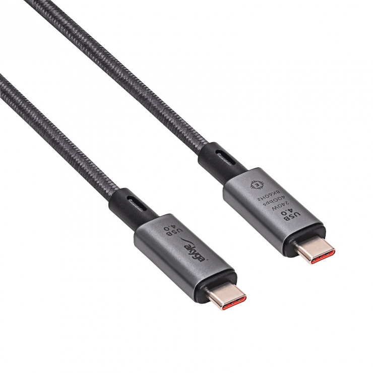 Imagine Cablu USB 4 type C T-T 240W 1m, AK-USB-45