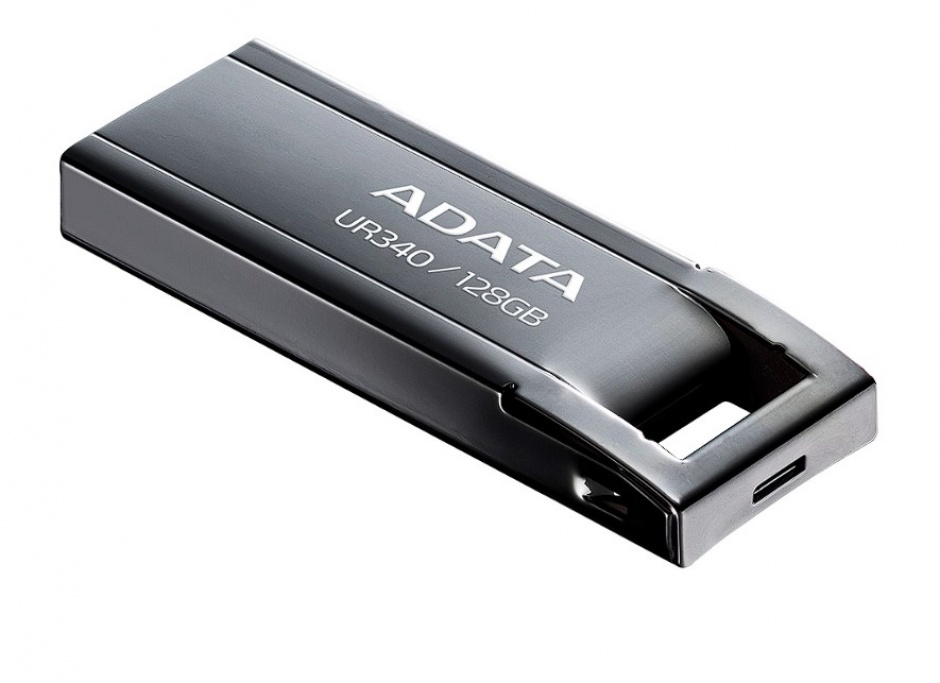 Imagine Stick USB 3.2 UR340 metalic 128GB, A-DATA AROY-UR340-128GBK