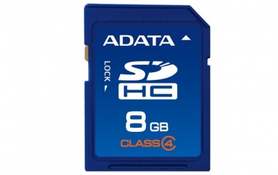 Imagine Card memorie SDHC 8GB ADATA, clasa 4